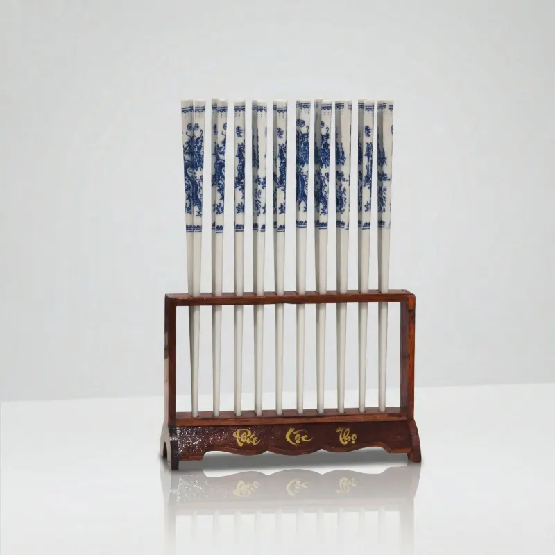 Bộ đũa sứ đứng 10 đôi