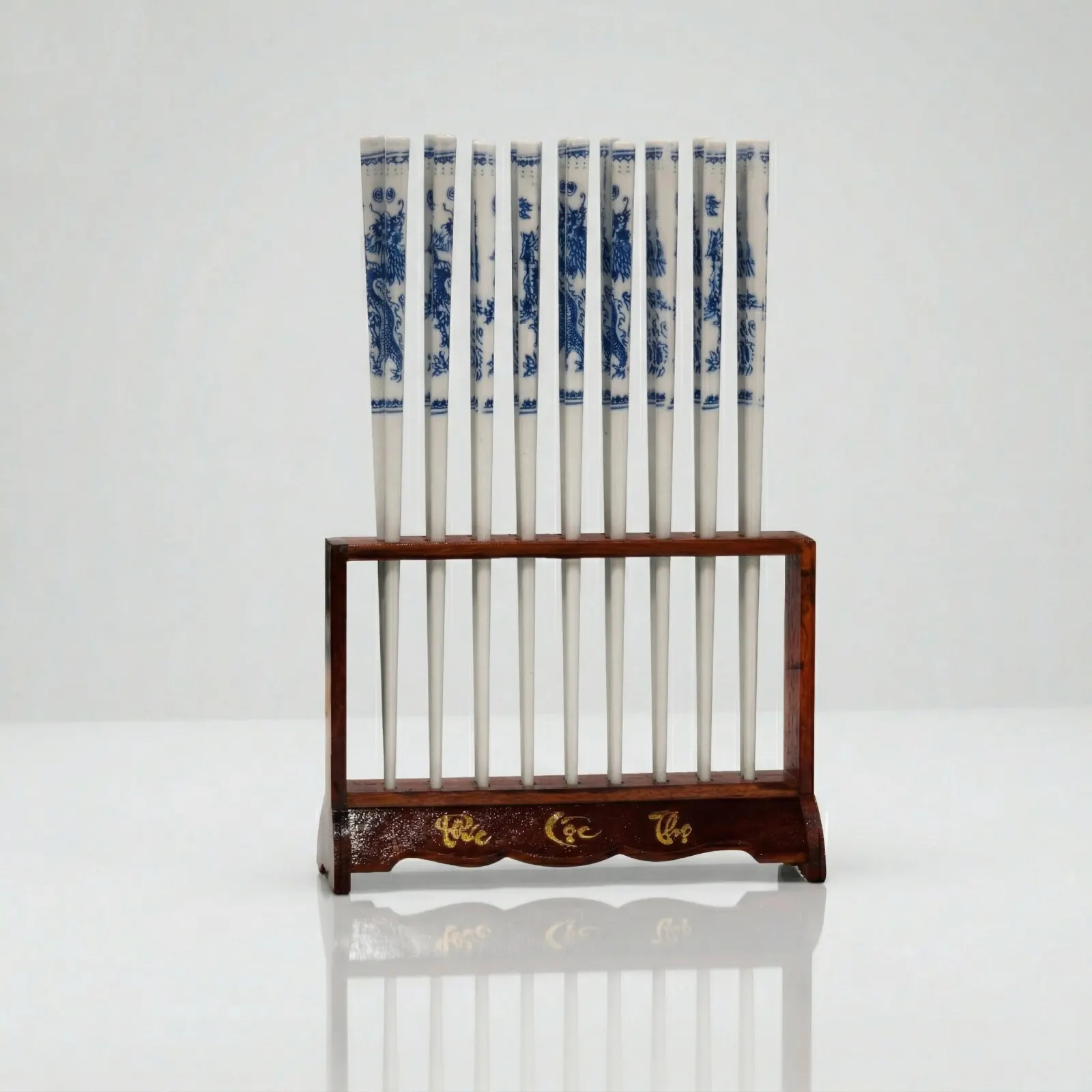 Bộ đũa sứ đứng 10 đôi