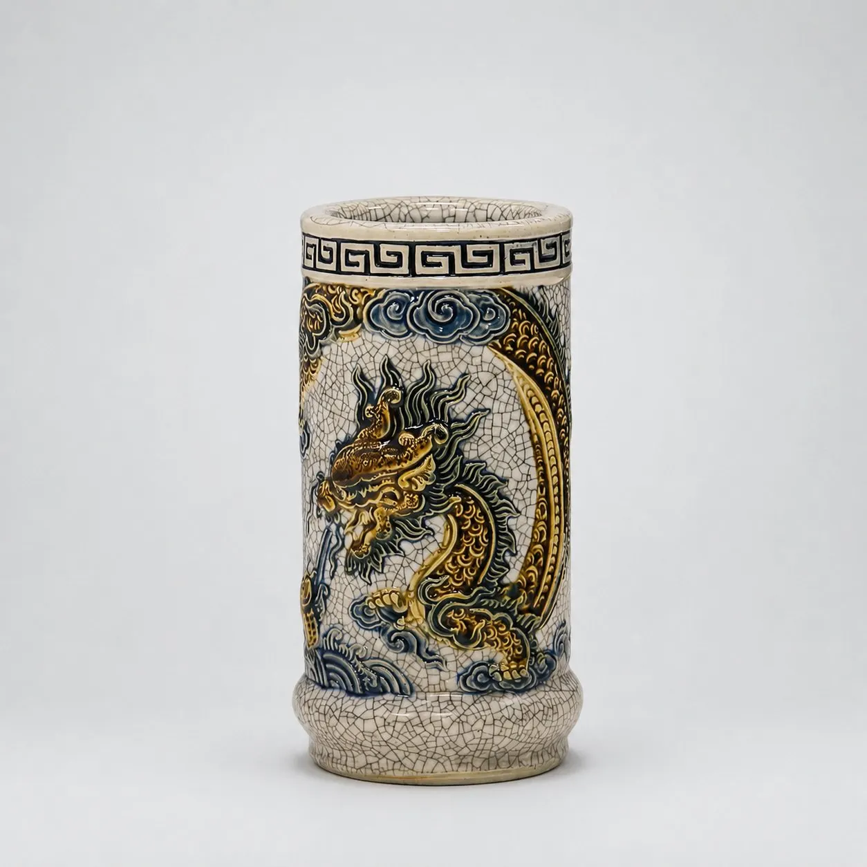 Ống hương men RẠN - S2 cao 20cm / Sen ảnh 4