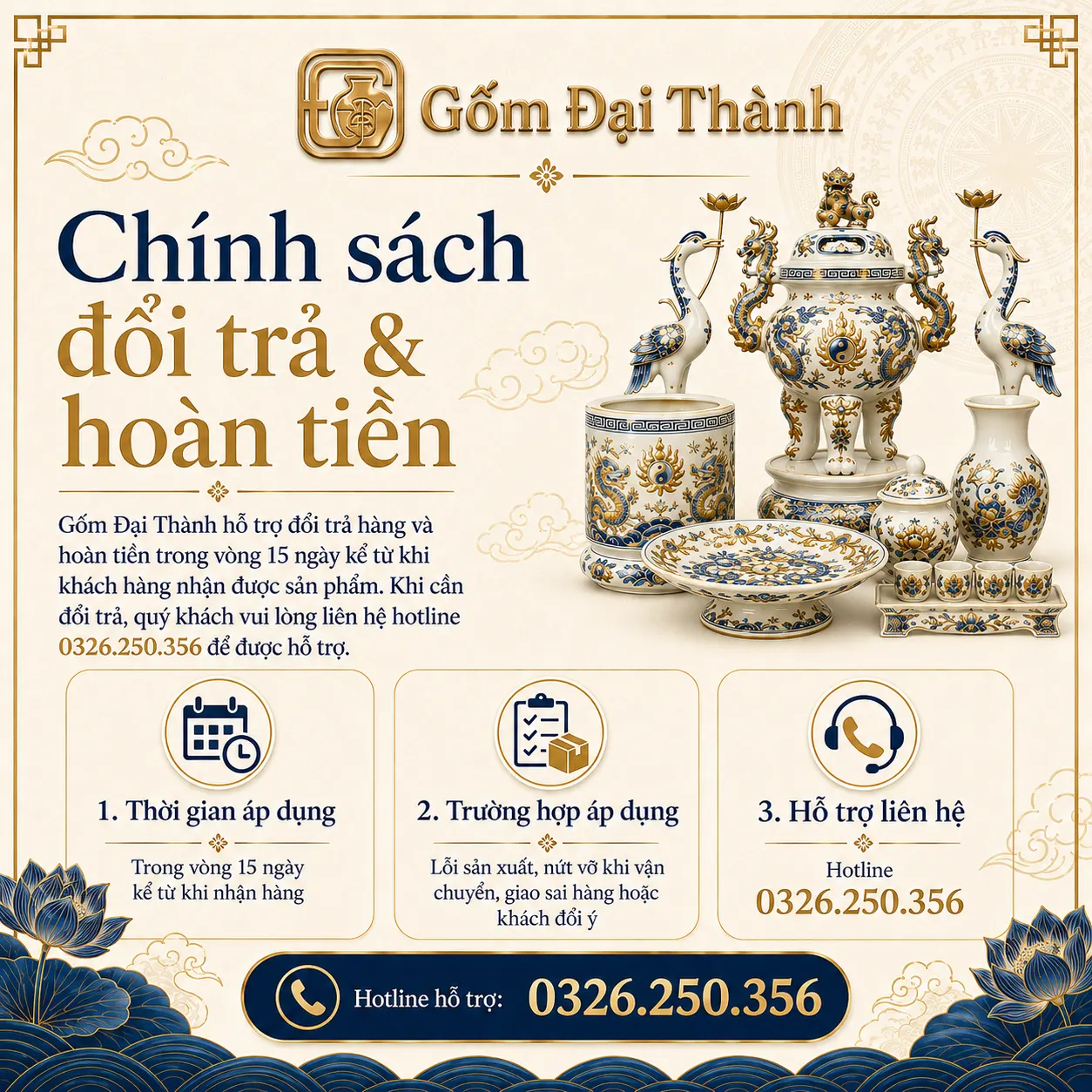 Chính sách đổi trả & hoàn tiền